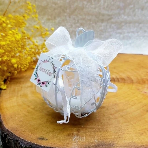 Metal Elma Nikah Şekeri