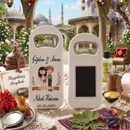 Nikah Şekeri Söz Nişan Hediyeliği Açacak Maget Dikey
