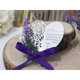 İşlemeli Pleksi Ayna Nikah Hediyelik