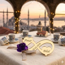 Sonsuzluk İşareti Altı İsimli Peleksi Magnet