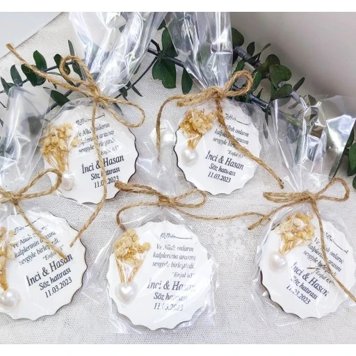 Dualı Ahşap Buzdolabı Nişan Magnet