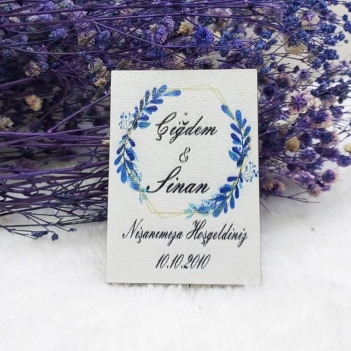 Ahşap Magnet Nikah Magnet Nikah Şekeri Uv Baskı