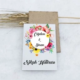 Ahşap Magnet Söz Hatırası Uv