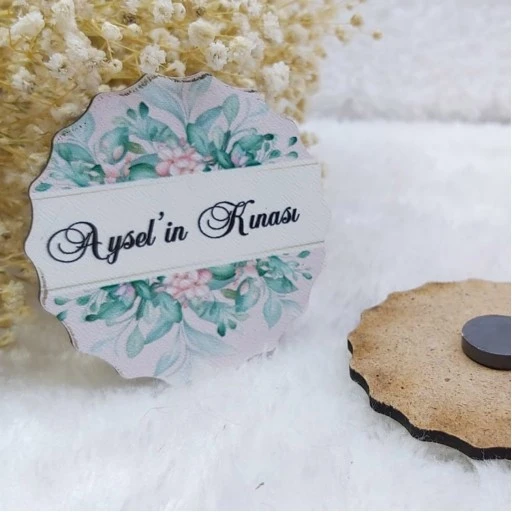 Buzdolabı Ahşap Magnet