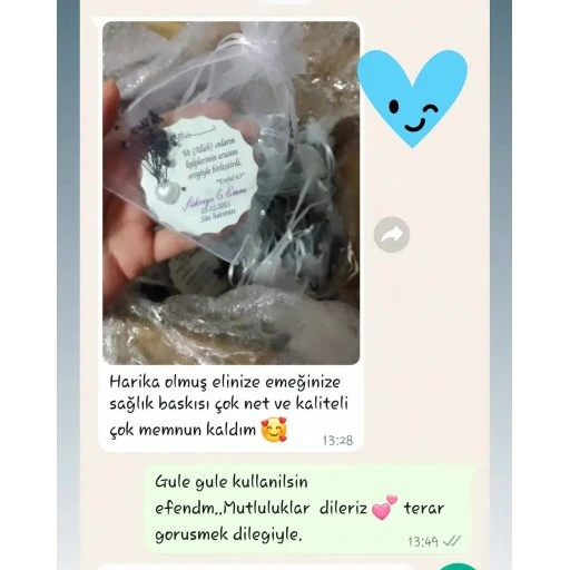 Dualı Ahşap Buzdolabı Nikah Şekeri Magnet