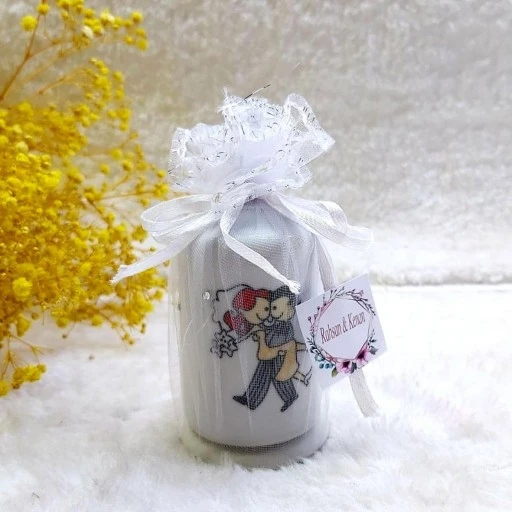 Gelin Damat Baskılı Kürdanlık Nikah Hediyeliği