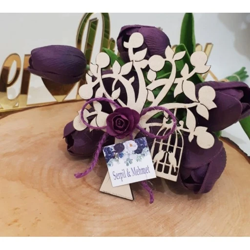 2019 Model Kampanyalı Ahşap Ağaç Nikah
