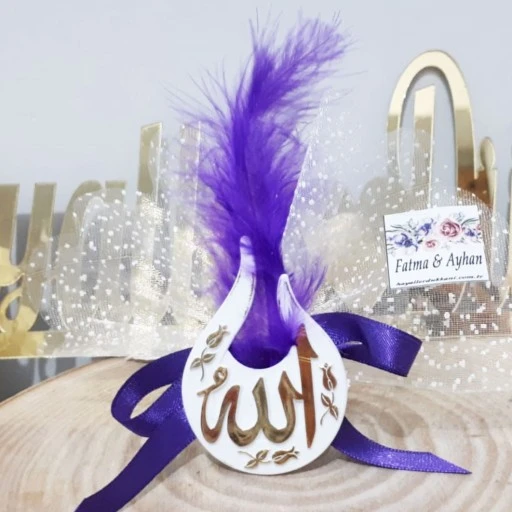 Lale Lafızlı Nikah Magnet Uygun Fiyatlı Nikah Şekeri