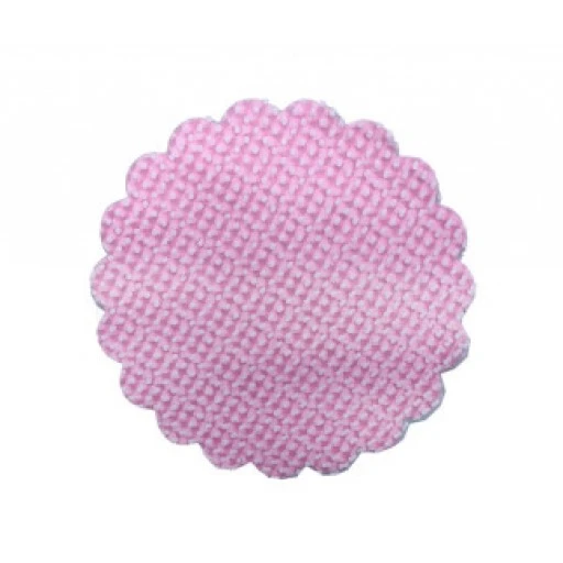 Organze Puantiyeli Pembe 22cm P100