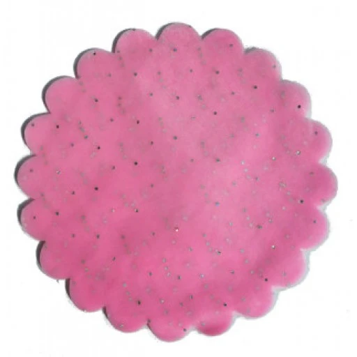 Organze Taşlı Pembe 26cm P100