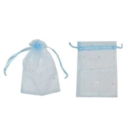 Kese Taşlı Mavi 12x17cm 50'li