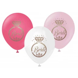 Balon Brıde To Be Baskılı 3 Renk Karışık 100'lü