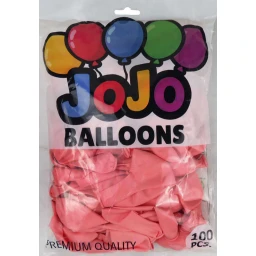 BALON DÜZ 12 İNC (JOJO BALLOONS) PEMBE PK:100 