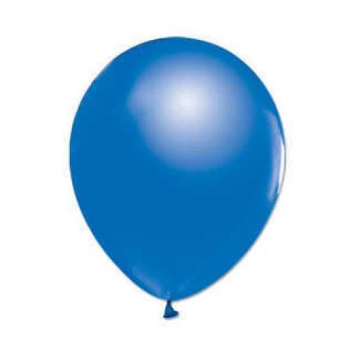 Balon Düz 5 inç Lacivert 100'lü