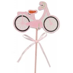 Bisiklet Çubuklu Pembe 10'li-