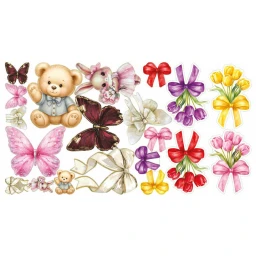 DEKORATİF SÜS İKİ BOY 10 MODEL KARIŞIK SET:10 ADET