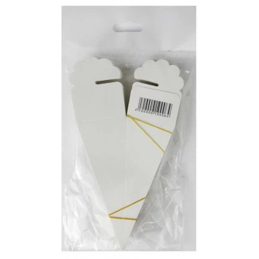 Külah Karton Kutu Beyaz 25'li