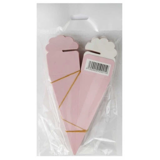 Külah Karton Kutu Makaron Pembe 25'li