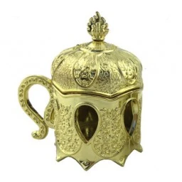 Kutu Plastik Kahvedanlık Modeli Altın P1