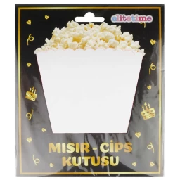 Mısır Cips Kutusu Beyaz 8'lı