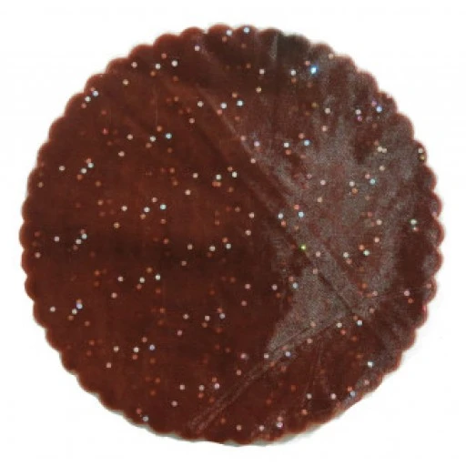 Organze Taşlı 24 cm Kahve 100'lü