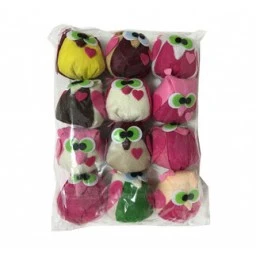 Peluş Baykuş Pembe (001) P12