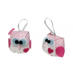 Peluş Baykuş Pembe (001) P12