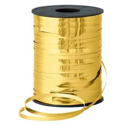 RAFYA METALİZE PARLAK 8mm ALTIN PK:200 MT KL:72