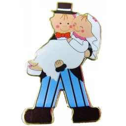 Sticker Gelin Damat Yapışkanlı 35'li-