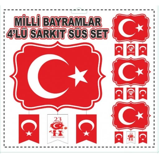 Süs Sarkıt Milli Bayramlar Seti