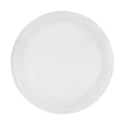 Tabak Yuvarlak 22 cm Beyaz 25'li