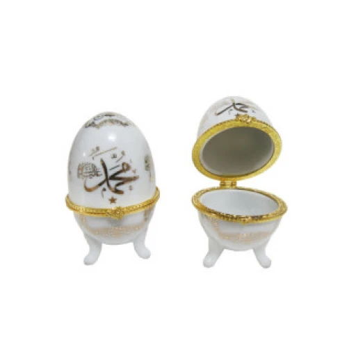 Yumurta Seramik Ayetli Muhammed S.a.v P1