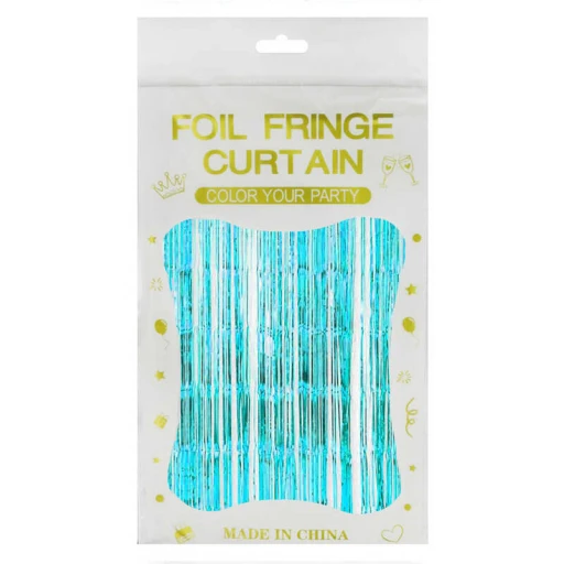 Kapı Banner Fon Metalize İthal Mavi 1x2 Mt