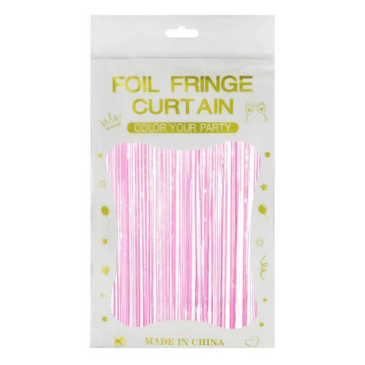 Kapı Banner Fon Metalize İthal Pembe 1x2 Mt