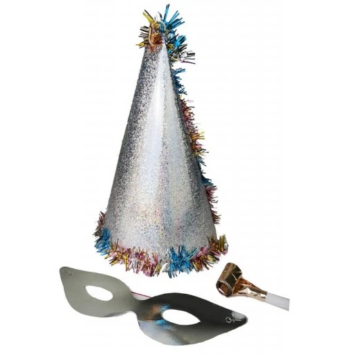 Katyon Şapka Maske Kaynandili 3 Lü Set Gümüş