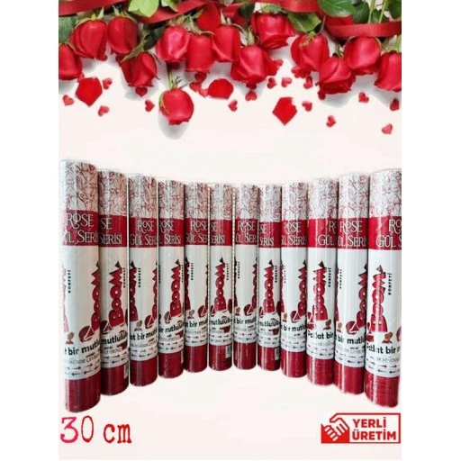 Konfeti Boom Gül 30 cm