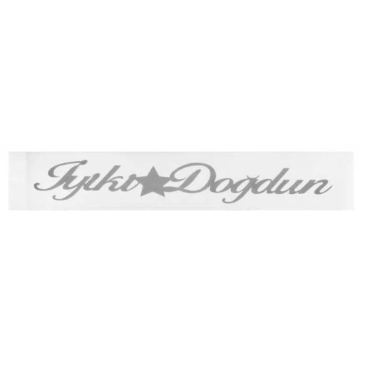 Kuşak Kurdela İyiki Doğdun Beyaz Gümüş .5 Mt