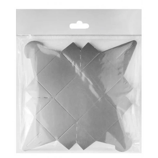 Lokumluk Karton Kutu Gümüş 25'li