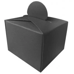 Lokumluk Karton Kutu Siyah 25'li