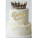 PASTA ÖNÜ SÜSÜ PLEKSİ BIRTHDAY QUEEN GÜMÜŞ PK:1