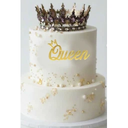 PASTA ÖNÜ SÜSÜ PLEKSİ QUEEN ALTIN PK:1
