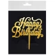 PASTA SÜSÜ PLEKSİ HAPPY BIRHDAY ALTIN PK:1