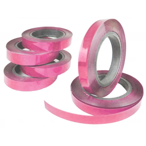 RAFYA METALİZE PEMBE 25 MT 8 MM PK:1 RULO
