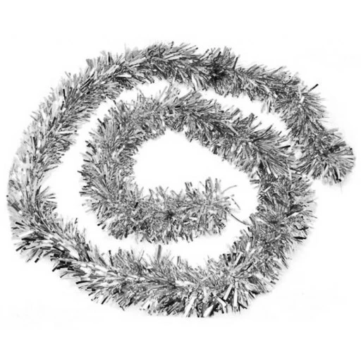 Süs Metalize Sim Gümüş 5 cm X1,8 Mt