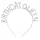 Taç Metal Taşlı Bırthday Queen Gümüş