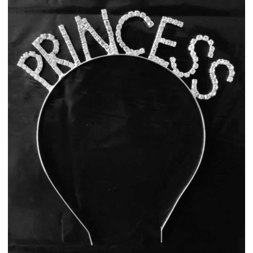 Taç Metal Taşlı Prıncess Gümüş