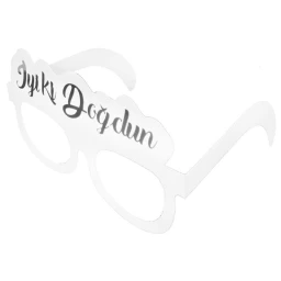 Gözlük Maske Varak İyiki Doğdun Gümüş 8'lı