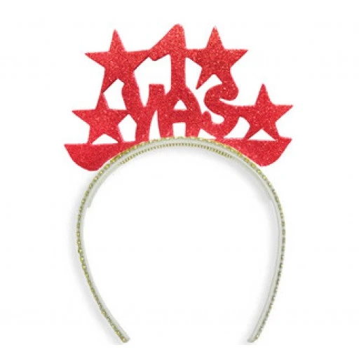 Taç Evadan Simli Taşlı 1 Yaş Kırmızı