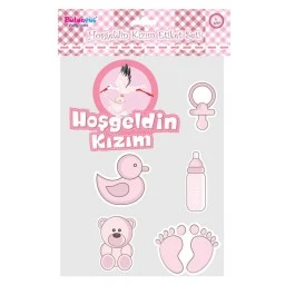 Hoşgeldin Kızım Stıcker Set