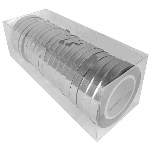 Rafya Parlak Metalize Gümüş 8 Mm 25'li Mt